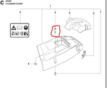 Load image into Gallery viewer, BLUESAWS 3-PACK Top Cover Bolt for HUSKY 365 372 372xp OEM#525 88 70-01
